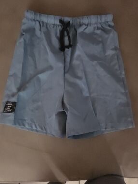Classic Light Blue Athletic Drawstring Shorts 5T NWOT